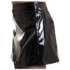 Women Gothic Skirt Black Vinyl Mini Zipper Skirt PVC Handmade